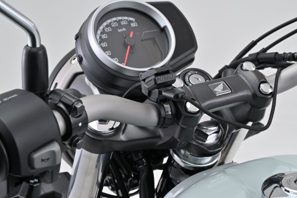 Stromversorgung 1x USB-A QC3.0 f. Motorrad Lenker