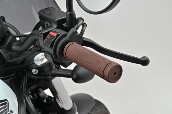 "GRIPPYGRIP" GGDI-BASE grips pair brown ø25.4...