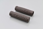 "GRIPPYGRIP" GGDI-GRID grips pair brown ø25.4 mm 1"