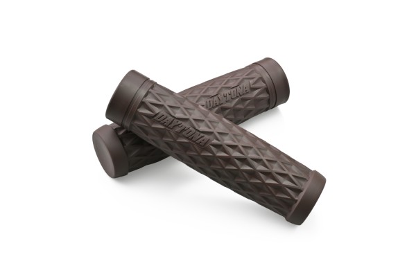 "GRIPPYGRIP" GGDI-GRID grips pair brown ø25.4...