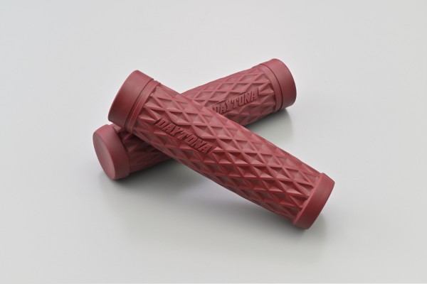 "GRIPPYGRIP" GGDI-GRID grips pair darkred ø25.4 mm 1"