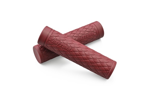 "GRIPPYGRIP" GGDI-KNIT grips pair darkred ø25.4...