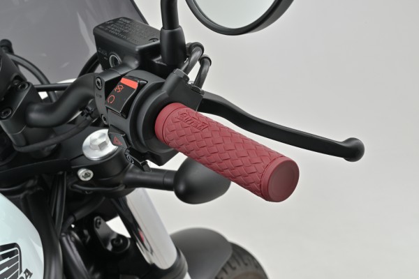 "GRIPPYGRIP" GGDI-KNIT grips pair darkred ø25.4...
