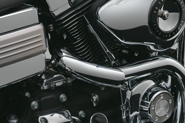 Hitzeschutzblech Edelstahl poliert außen gebogen geschlossen