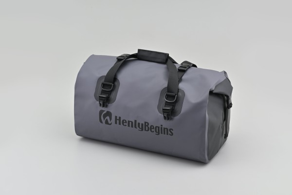 HenlyBegins Satteltasche 40 Liter grau DH-772 wasserdicht