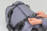 HenlyBegins Satteltasche 60 Liter grau DH-772 wasserdicht