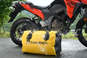 HenlyBegins Satteltasche 60 Liter gelb DH-772 wasserdicht 2