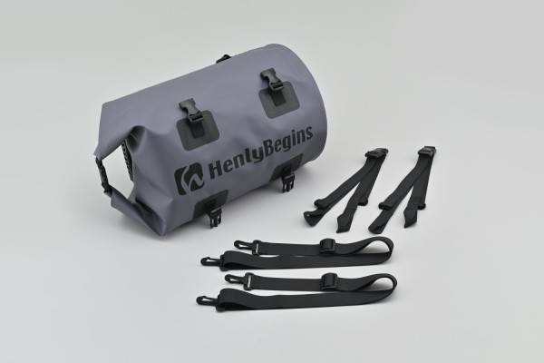 HenlyBegins Satteltasche Rucksack 30 Liter grau...