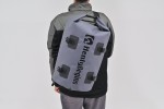 HenlyBegins Satteltasche Rucksack 30 Liter grau DH-766 wasserdicht