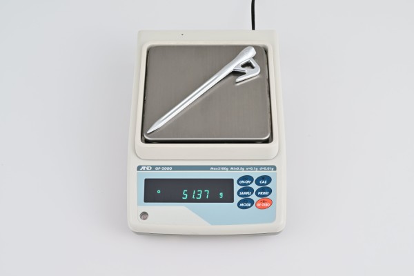 Aluminum forged peg 200mm, 1pc