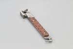 Peg hammer, walnut, stainless-steel