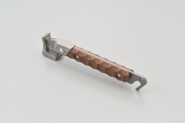 Peg hammer, walnut, stainless-steel