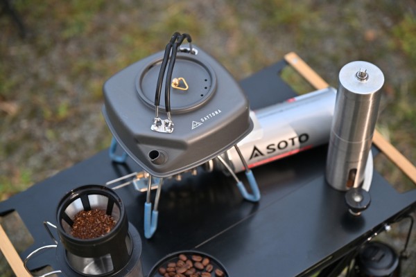 Camping Wasser Kessel 450ml Aluminium...