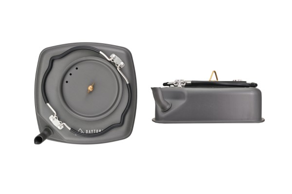 Camping Wasser Kessel 450ml Aluminium...