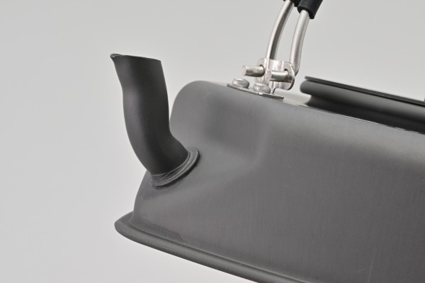 Square kettle 450ml, aluminum, 14,7x14,7x5,6cm