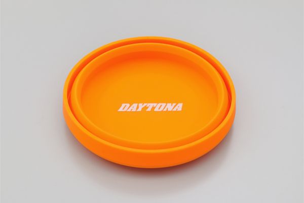 Magnetic silicone tray foldable round