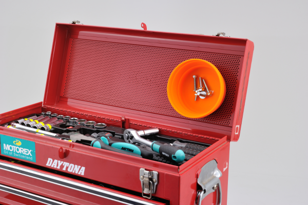 Magnetic silicone tray foldable round