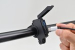 Stromversorgung USB SLIM 1x USB-A + 1x USB-C f. Motorrad Lenker