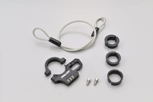 SLIM dial helmet lock with cable