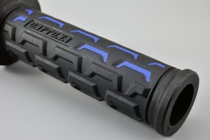 "GRIPPYGRIP" GGD-GROUND grips pair blue ø22.2 mm 7/8" 122mm 2