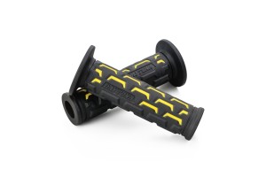 "GRIPPYGRIP" GGD-GROUND grips pair yellow ø22.2 mm 7/8"...