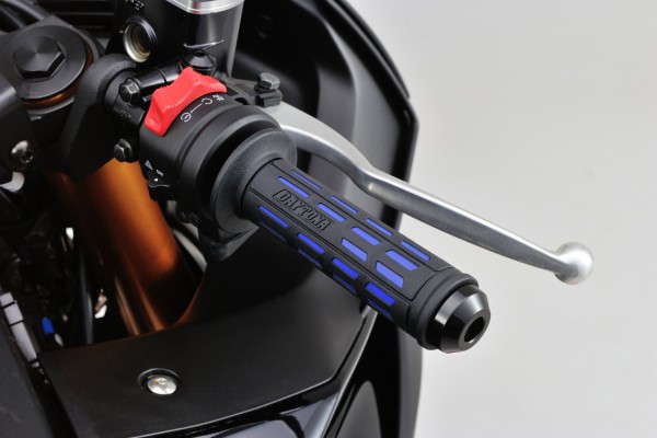 "GRIPPYGRIP" GGD-TAPERED-SP grips pair blue...