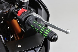 "GRIPPYGRIP" GGD-TAPERED-SP grips pair green ø22.2 mm... 2