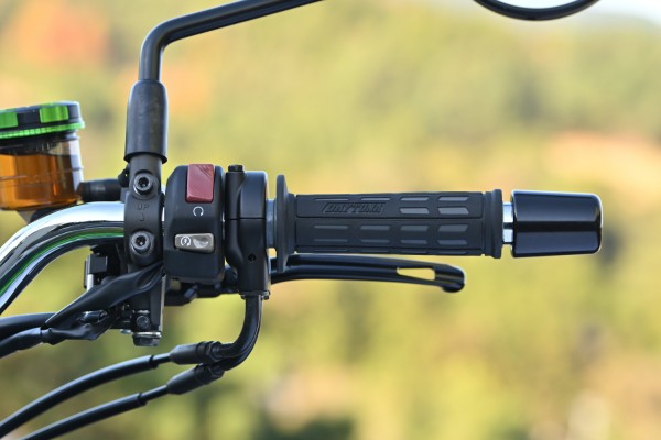 "GRIPPYGRIP" GGD-TAPERED-SP grips pair gray...