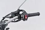Slim on/off switch "CIRCLE" for handlebars black