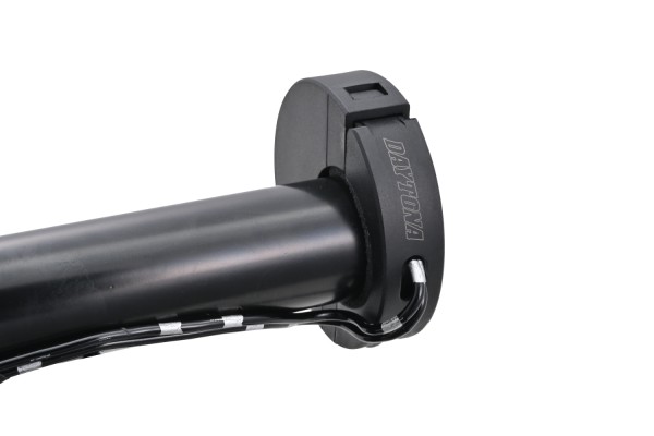 Slim on/off switch "CIRCLE" for handlebars black