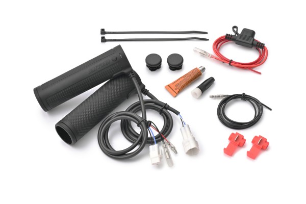 Heizgriffe Griffheizung NEO 4-stufig 22,2mm 7/8" mit Batterie Schutz offenes Ende