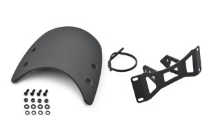 Meter visor aluminum black incl. bracket for CB650R