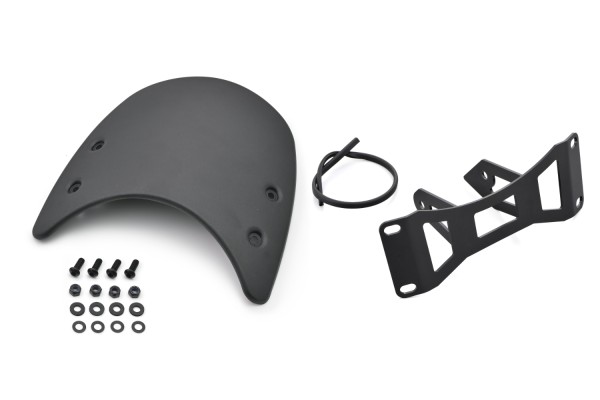 Meter visor aluminum black incl. bracket for CB650R