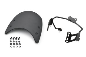 Meter visor aluminum black incl. bracket for CMX500...