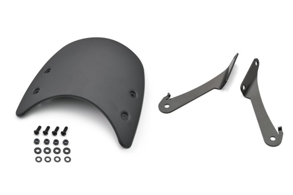 Meter visor aluminum black incl. bracket for XSR900