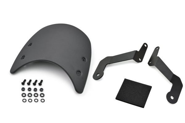 Meter visor aluminum black incl. bracket for Z900RS