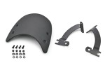 Windschild Meter Visor Aluminium schwarz inkl. Montage Halterung Satz f. W230