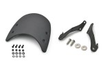 Windschild Meter Visor Aluminium schwarz inkl. Montage Halterung Satz f. Bonneville