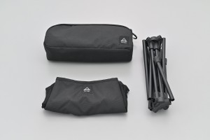 Camping Klappstuhl MIL2 kompakt 70x55x49cm schwarz 2