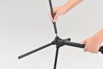 Camping chair MIL2 70x55x49cm black