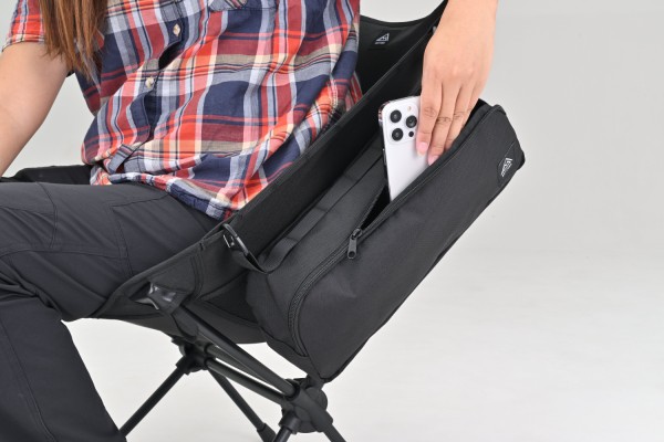 Camping chair MIL2 70x55x49cm black