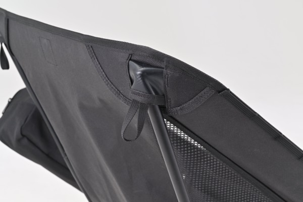 Camping Klappstuhl MIL2 kompakt 70x55x49cm schwarz