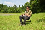 Camping chair MIL2 70x55x49cm black