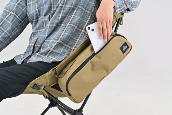 Camping chair MIL2 70x55x49cm khaki