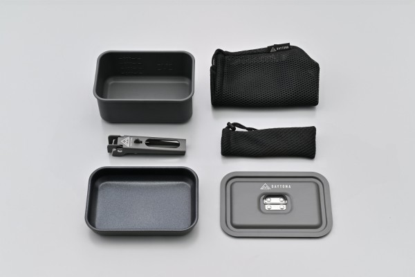 Camping square cooker set