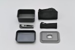 Camping square cooker set