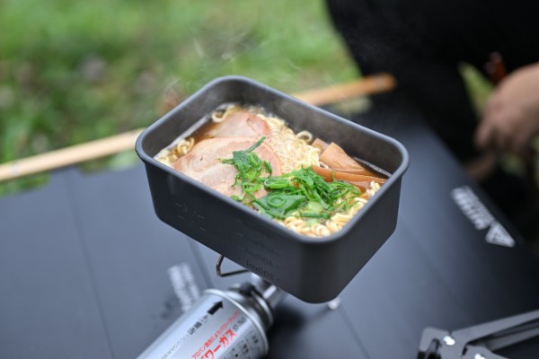 Camping square cooker set
