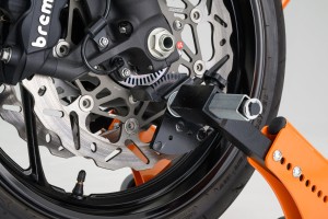 Adjustable front fork stand 2