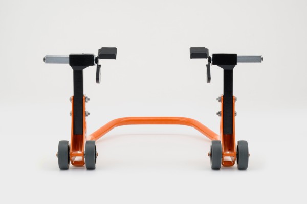 Adjustable front fork stand