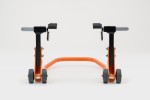 Adjustable front fork stand